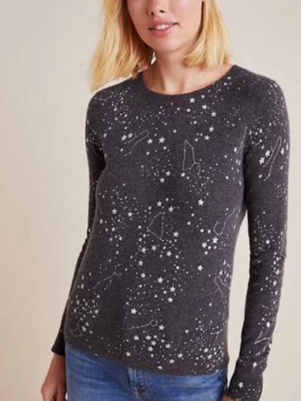 White + Warren Zodiac Cashmere Sweater
